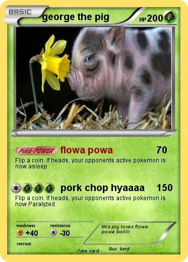 Pokemon george the pig