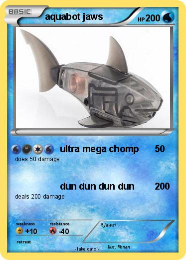 Pokemon aquabot jaws
