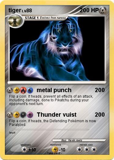 Pokemon tiger