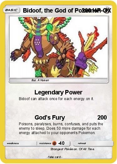 Pokemon Bidoof, the God of Pokemon-GX
