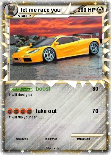 Pokemon let me race you