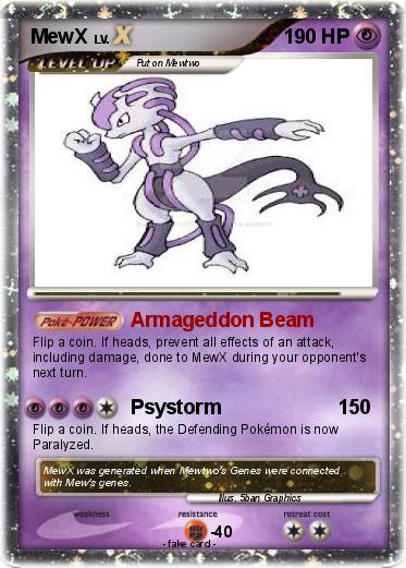 Pokemon MewX
