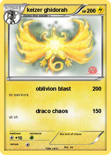 Pokemon keizer ghidorah