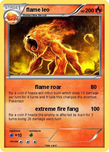 Pokemon flame leo