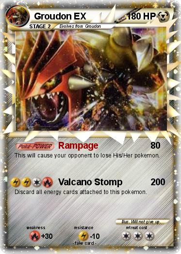 Pokemon Groudon EX