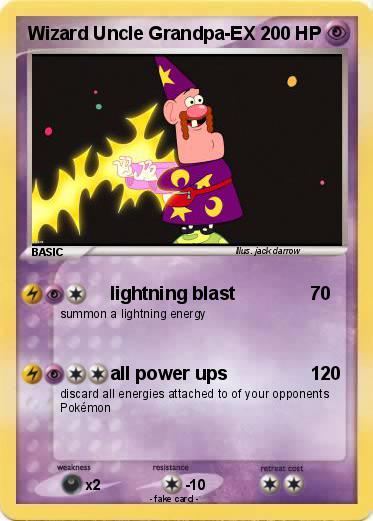 Pokemon Wizard Uncle Grandpa-EX