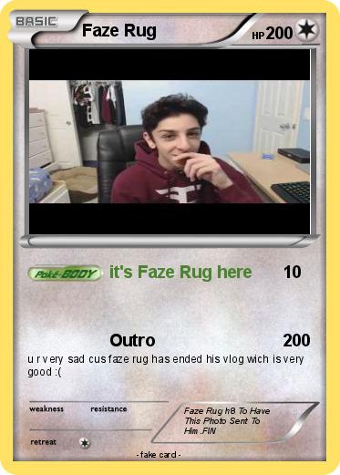 Pokemon Faze Rug