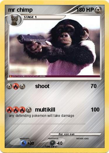 Pokemon mr chimp