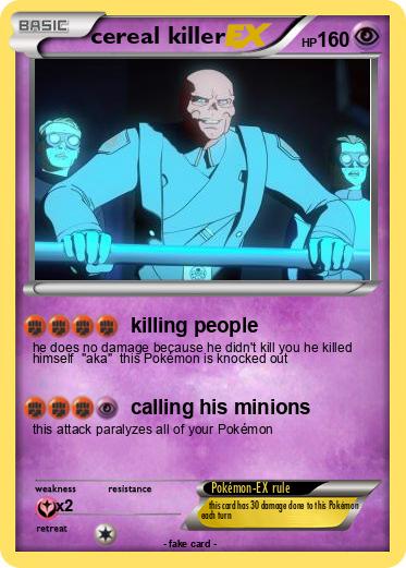 Pokemon cereal killer