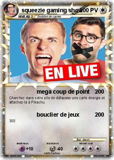 Pokemon squeezie gaming show