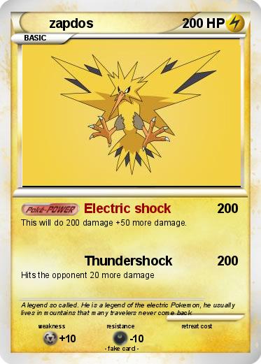 Pokemon zapdos