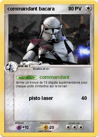 Pokemon commandant bacara