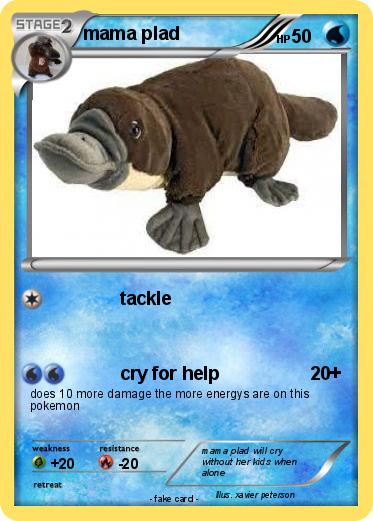 Pokemon mama plad