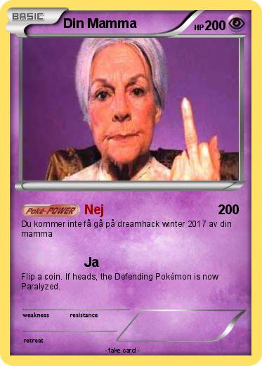 Pokemon Din Mamma