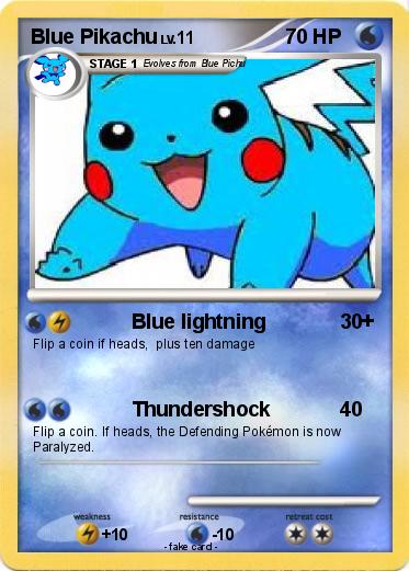 Pokemon Blue Pikachu