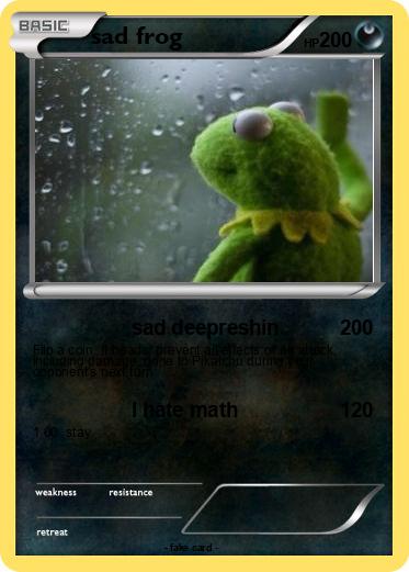 Pokemon sad frog
