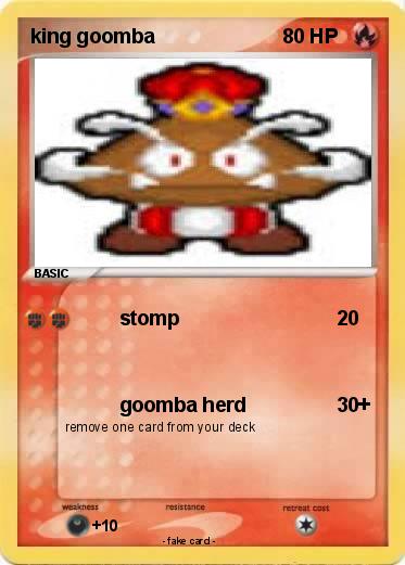Pokemon king goomba