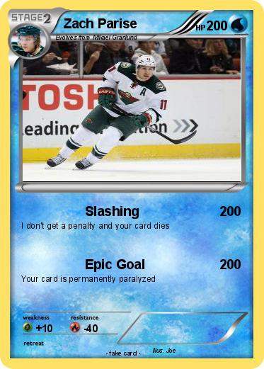 Pokemon Zach Parise