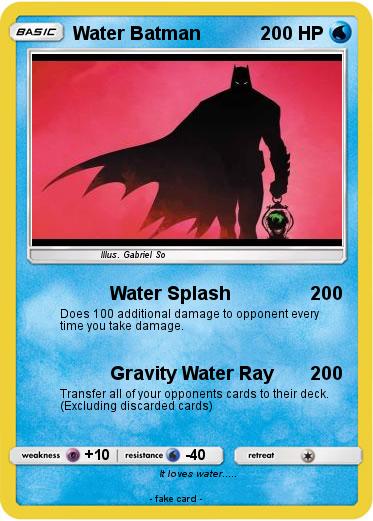 Pokemon Water Batman