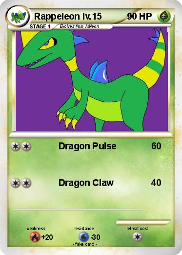 Pokemon Rappeleon lv.15