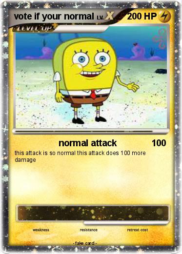 Pokemon vote if your normal