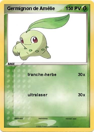 Pokemon Germignon de Amélie