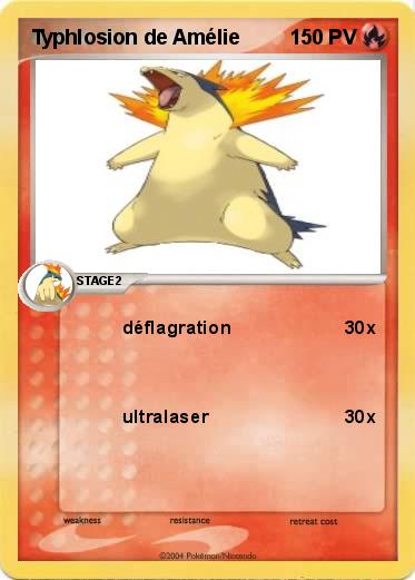 Pokemon Typhlosion de Amélie