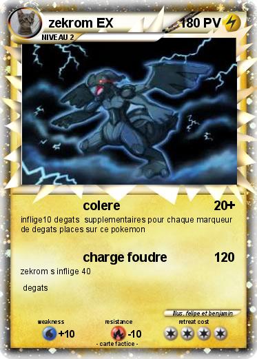 Pokemon zekrom EX