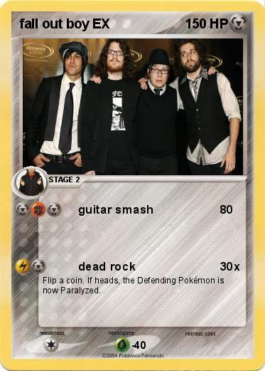 Pokemon fall out boy EX