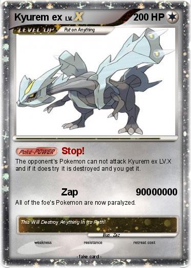Pokemon Kyurem ex
