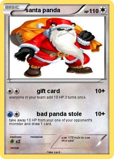 Pokemon santa panda