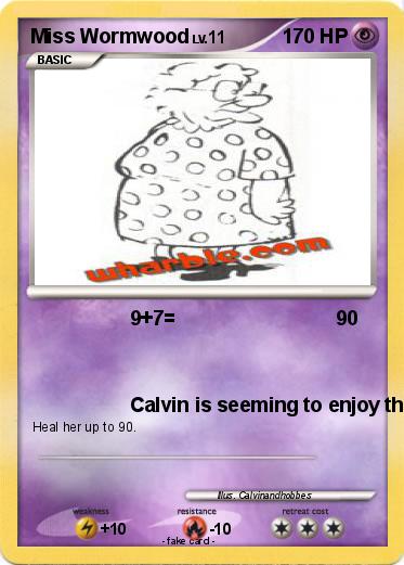 Pokemon Miss Wormwood