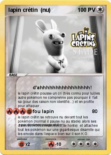 Pokemon lapin crétin  (nu)