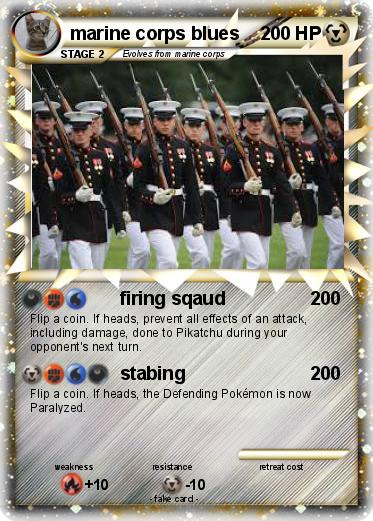 Pokemon marine corps blues