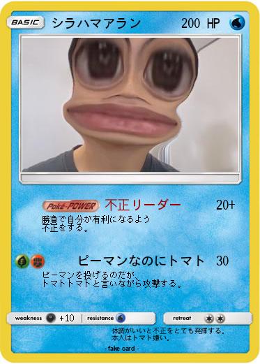 Pokemon シラハマアラン