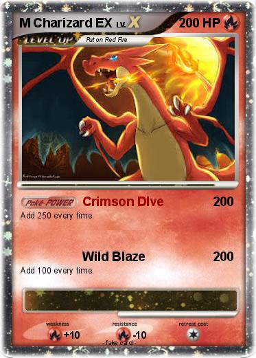Pokemon M Charizard EX
