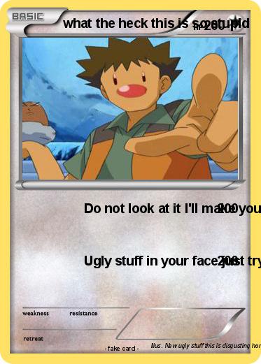 Pokemon what the heck this is so stupid