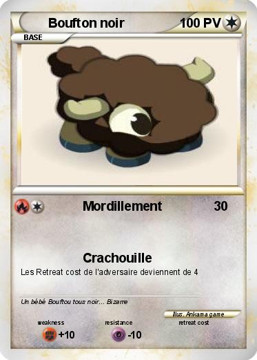 Pokemon Boufton noir