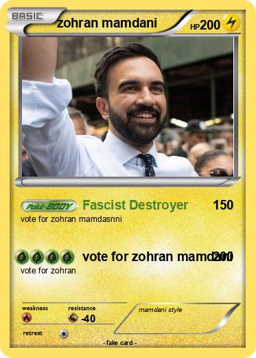 Pokemon zohran mamdani