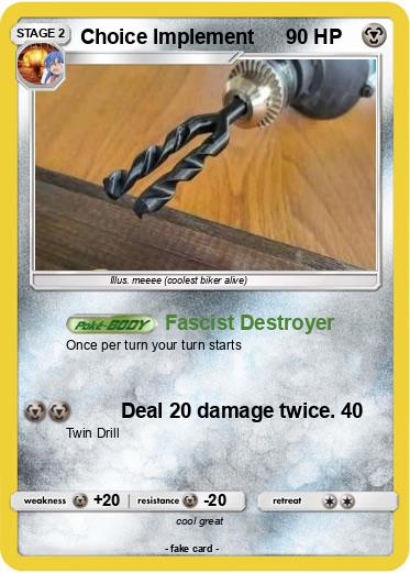 Pokemon Choice Implement