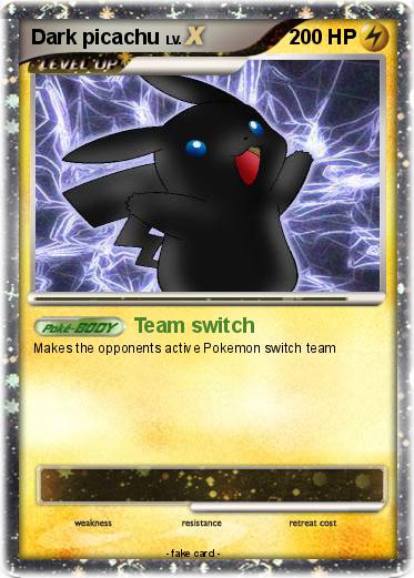 Pokemon Dark picachu