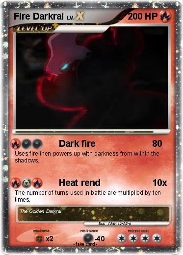 Pokemon Fire Darkrai