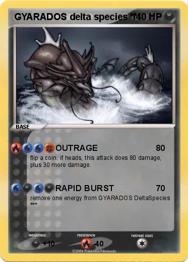 Pokemon GYARADOS delta species ***