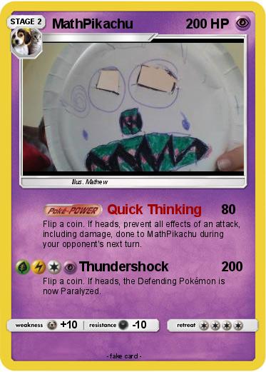Pokemon MathPikachu