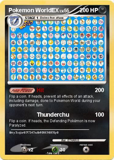 Pokemon Pokemon WorldEX