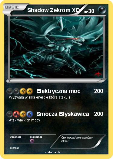Pokemon Shadow Zekrom XD