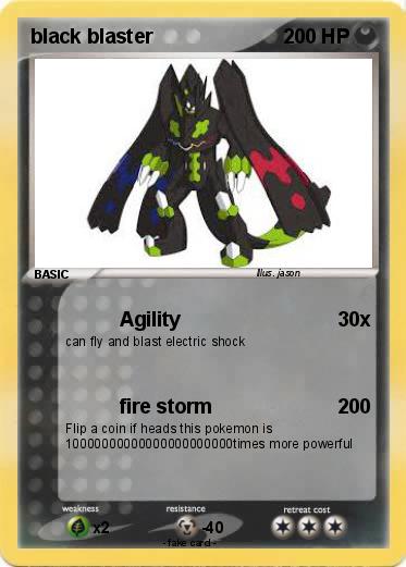 Pokemon black blaster