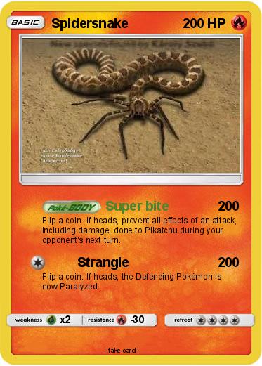 Pokemon Spidersnake