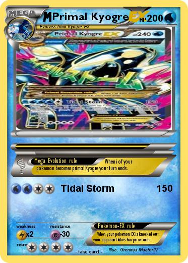 Pokemon Primal Kyogre