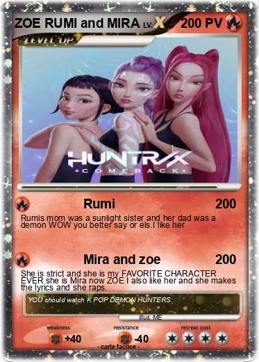 Pokemon ZOE RUMI and MIRA